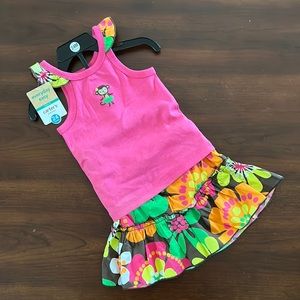 NWT Carter’s 2-piece skort set Size 24 months
